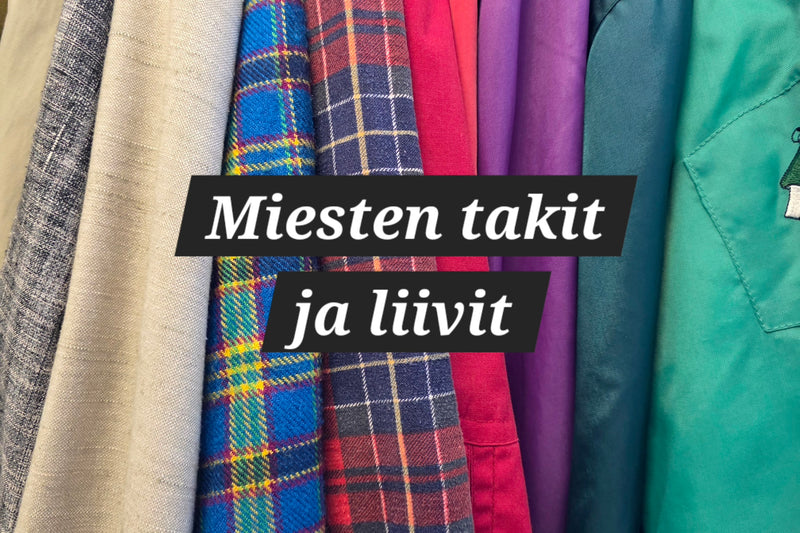 Miesten vintage takit ja liivit - Pivis Vintage Shop 