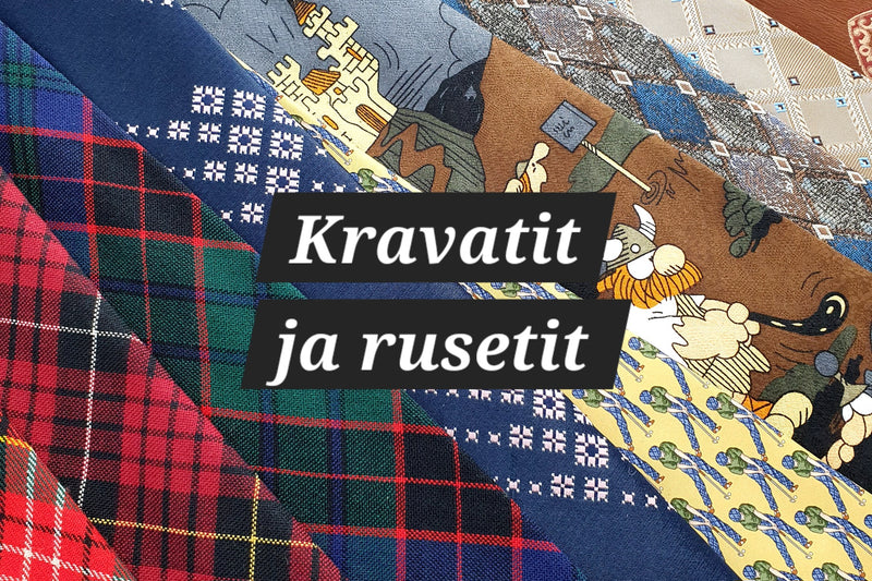 Vintage kravatit ja rusetit