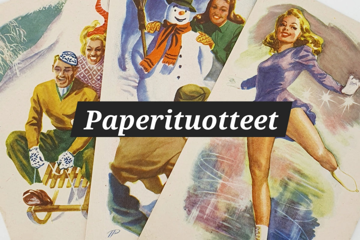 Vintage paperituotteet - Pivis Vintage Shop 