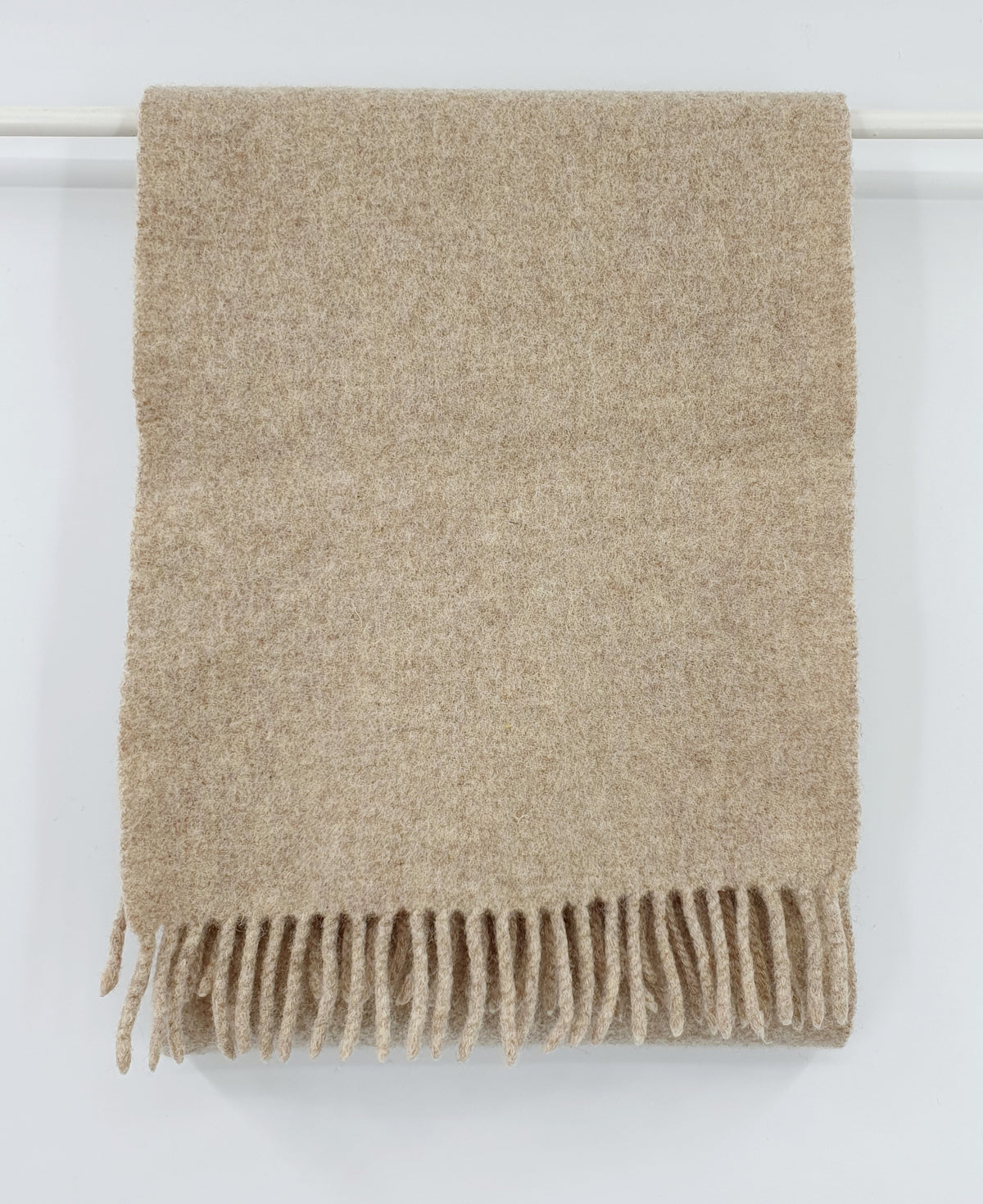 Pitkänmallinen beige miesten huivi , second hand