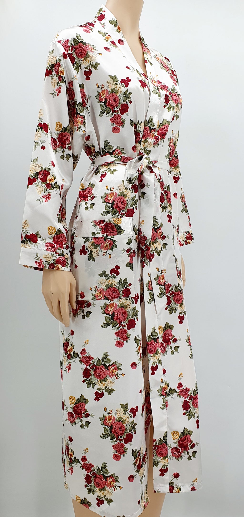 Soho, floral dressing gown from the 2000s, one size