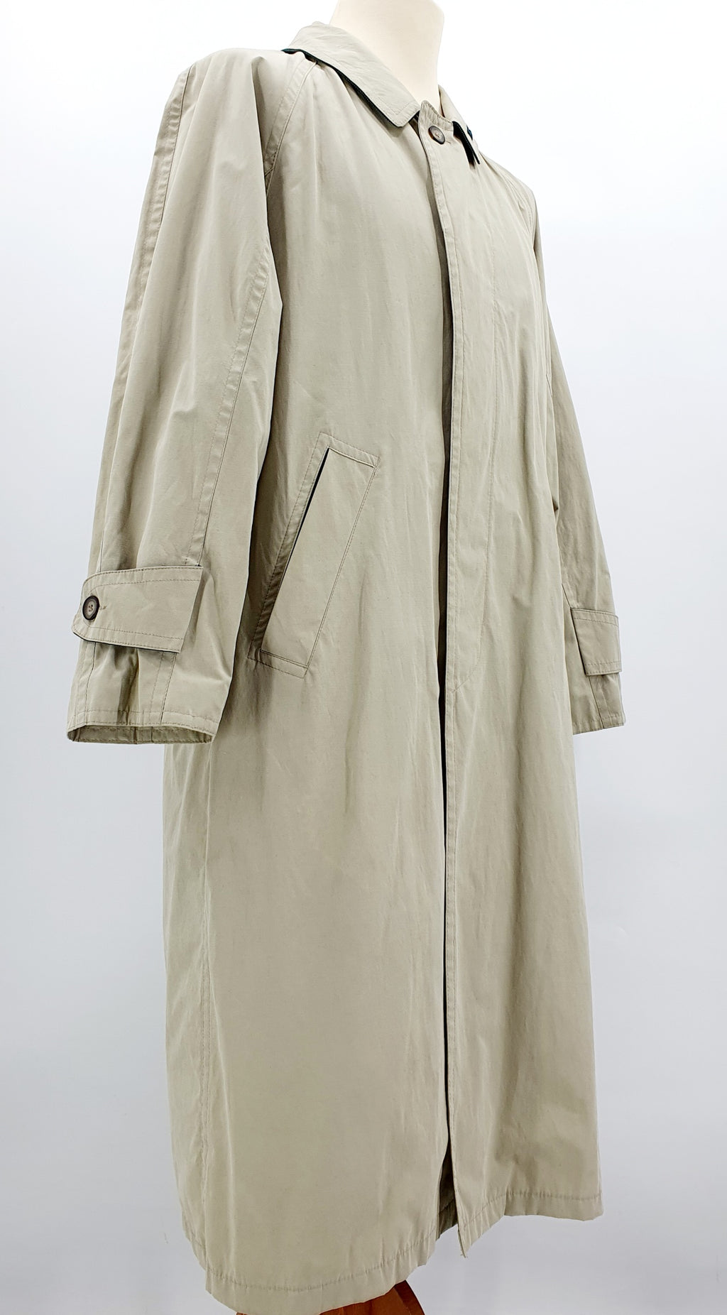 Casanova, men's long trench coat, 90s, size M/L