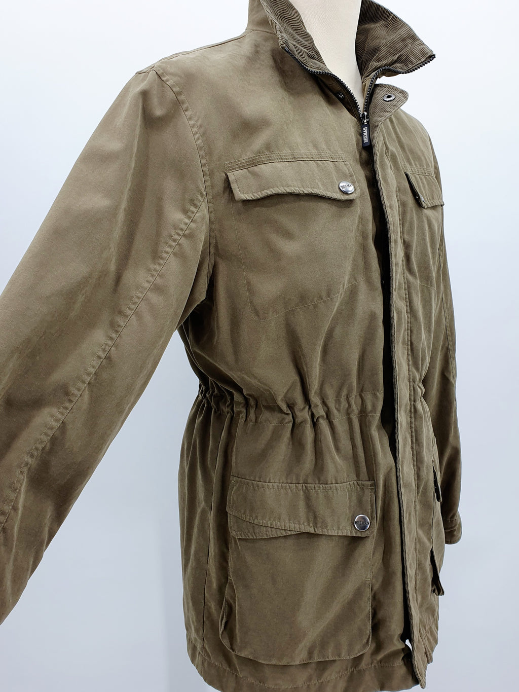 Beeman, men's green mid-season jacket from the 90s-2000s, size M