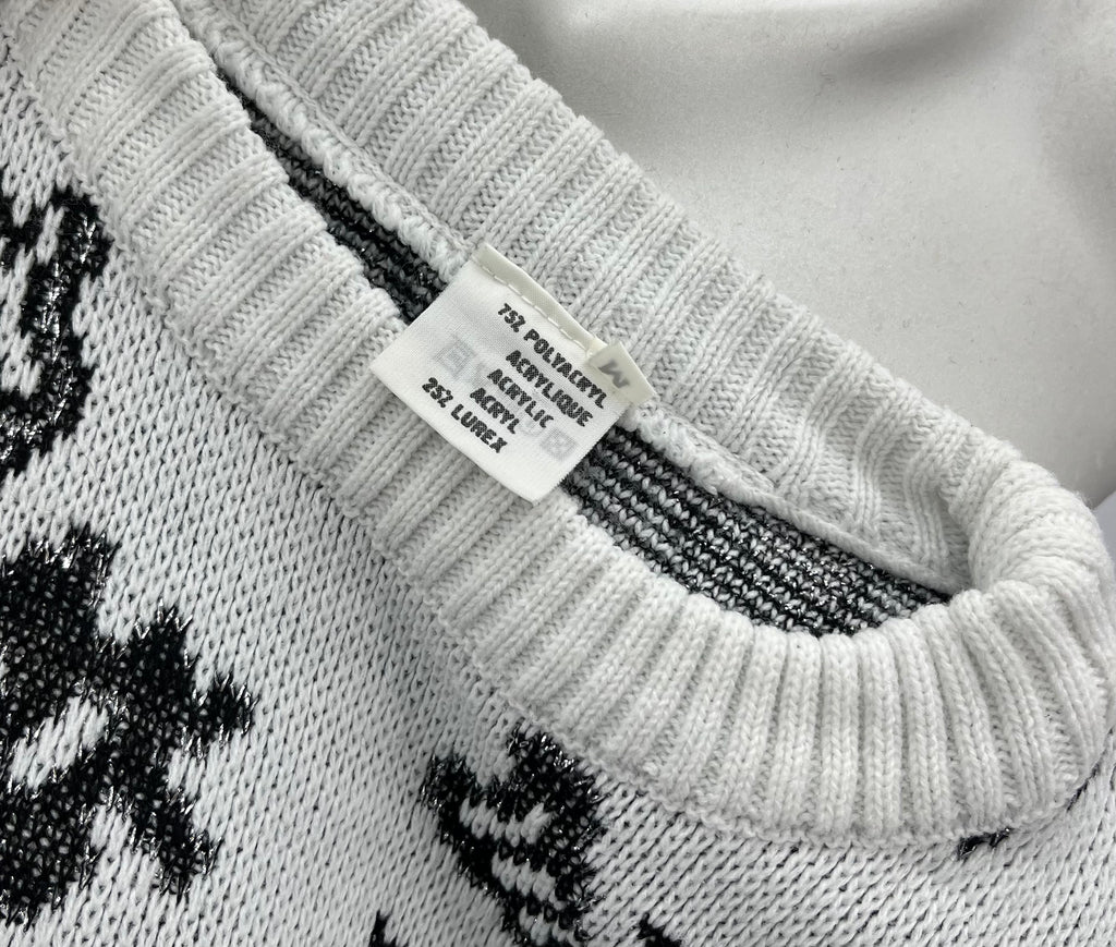 Kimalteleva vintage neulepusero 90-luku 
