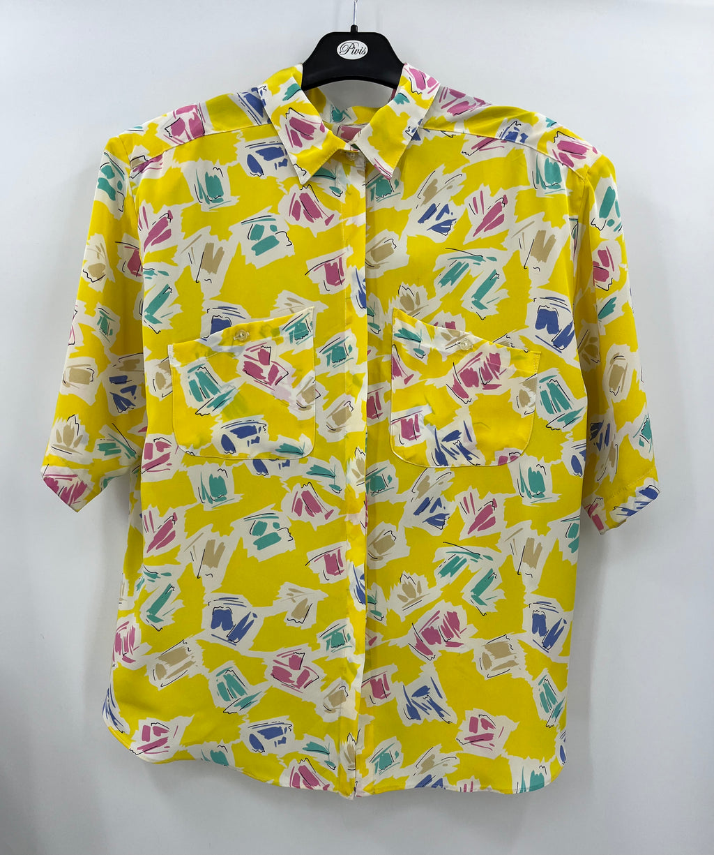 Bright yellow women's t-shirt, size 40-42