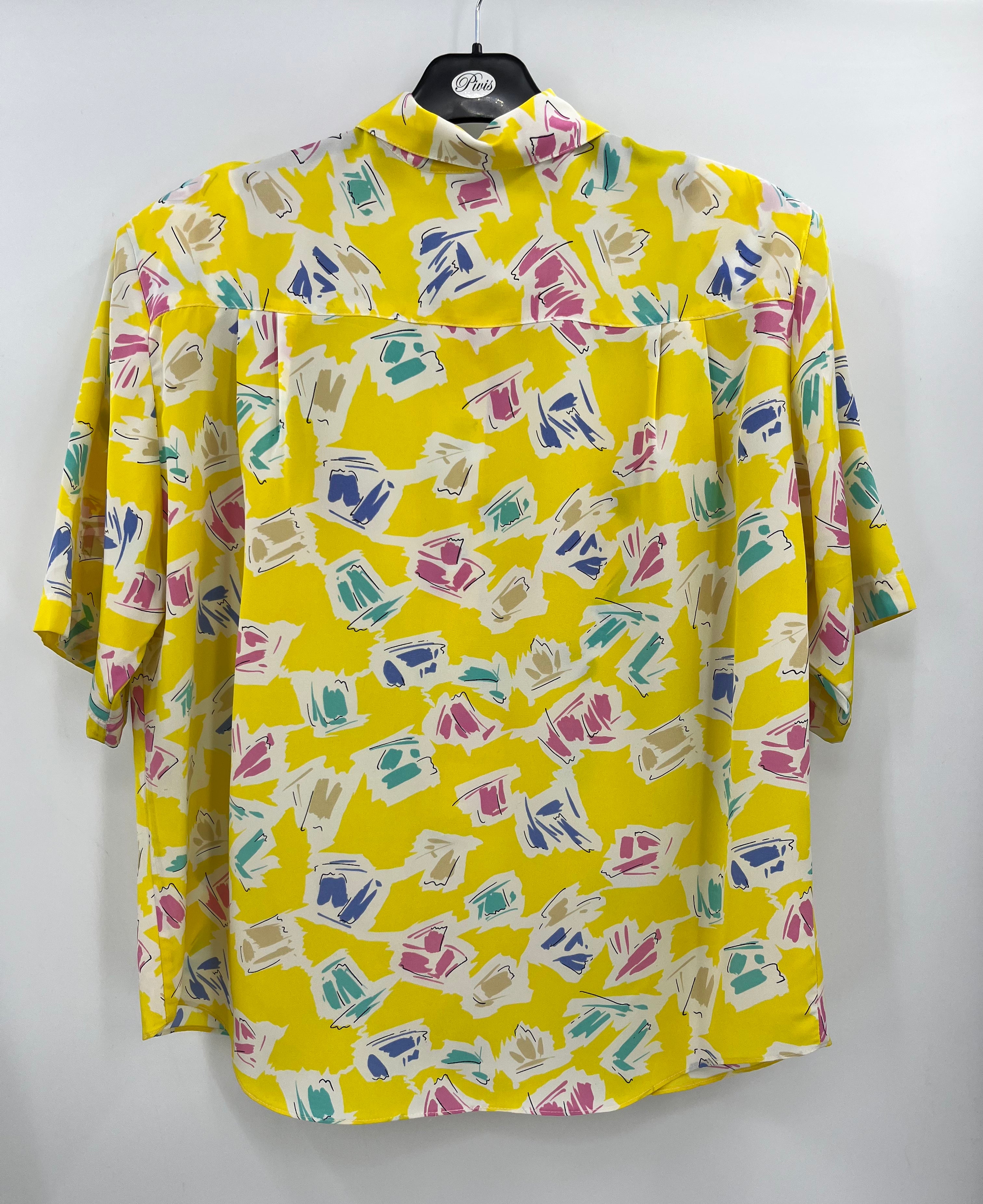 Bright yellow women's t-shirt, size 40-42