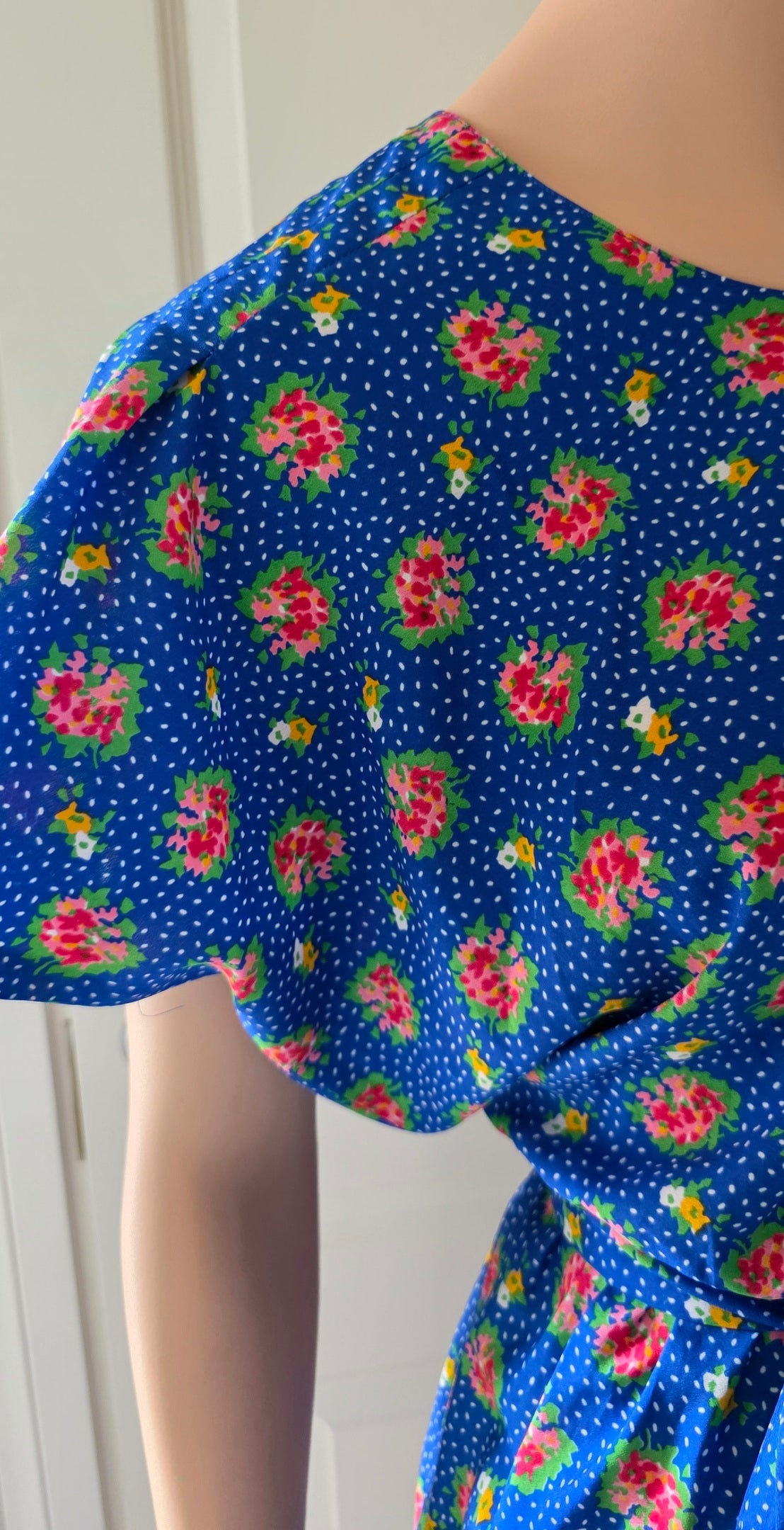 Jean Bailly Paris, ranskalainen vintagemekko 80-luvulta, koko 38