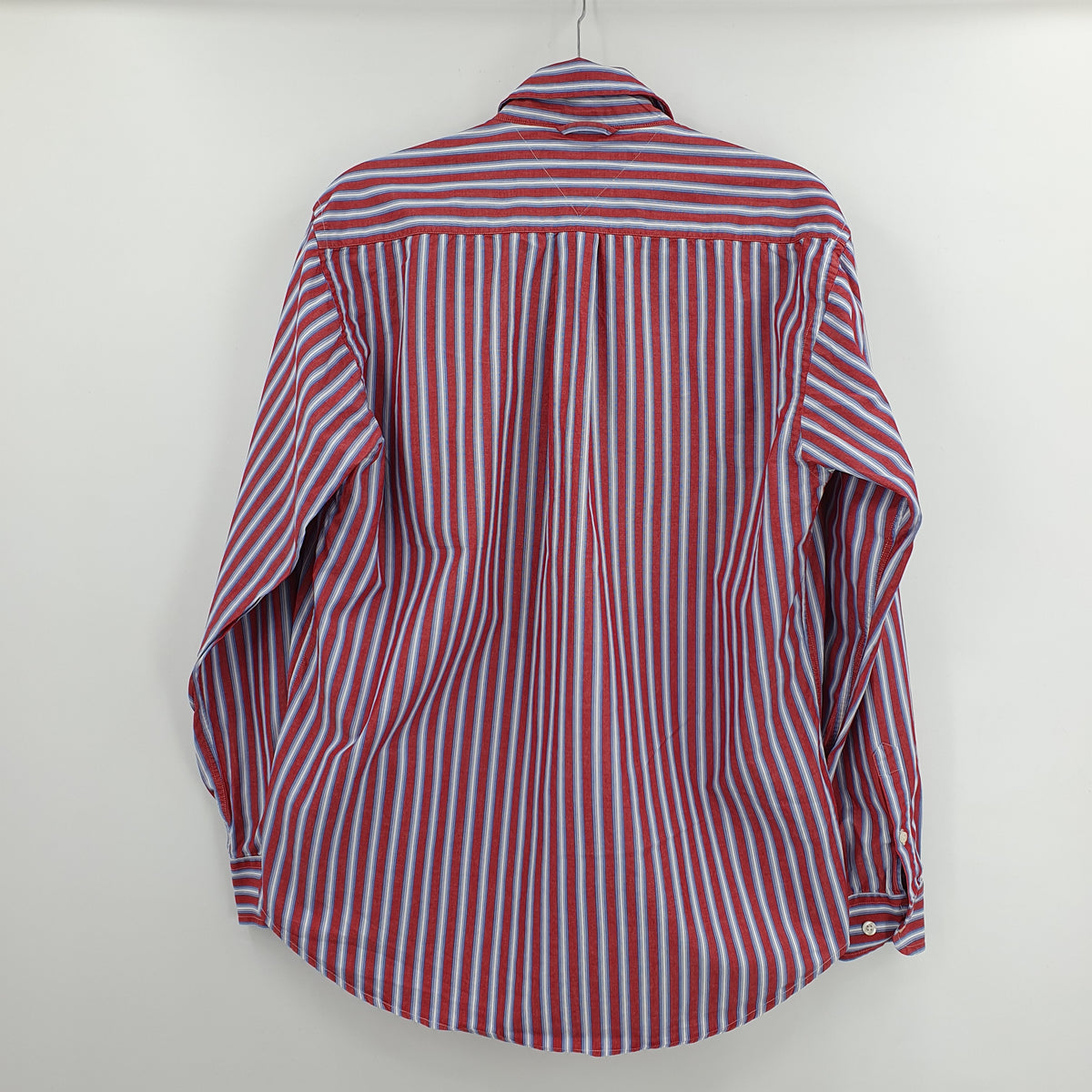 Tommy Hilfiger, men's cotton shirt from the 90s-2000s, size M