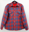 Palermo, men's checkered shirt with quilted lining, from the 80s, size M/L, women's 42