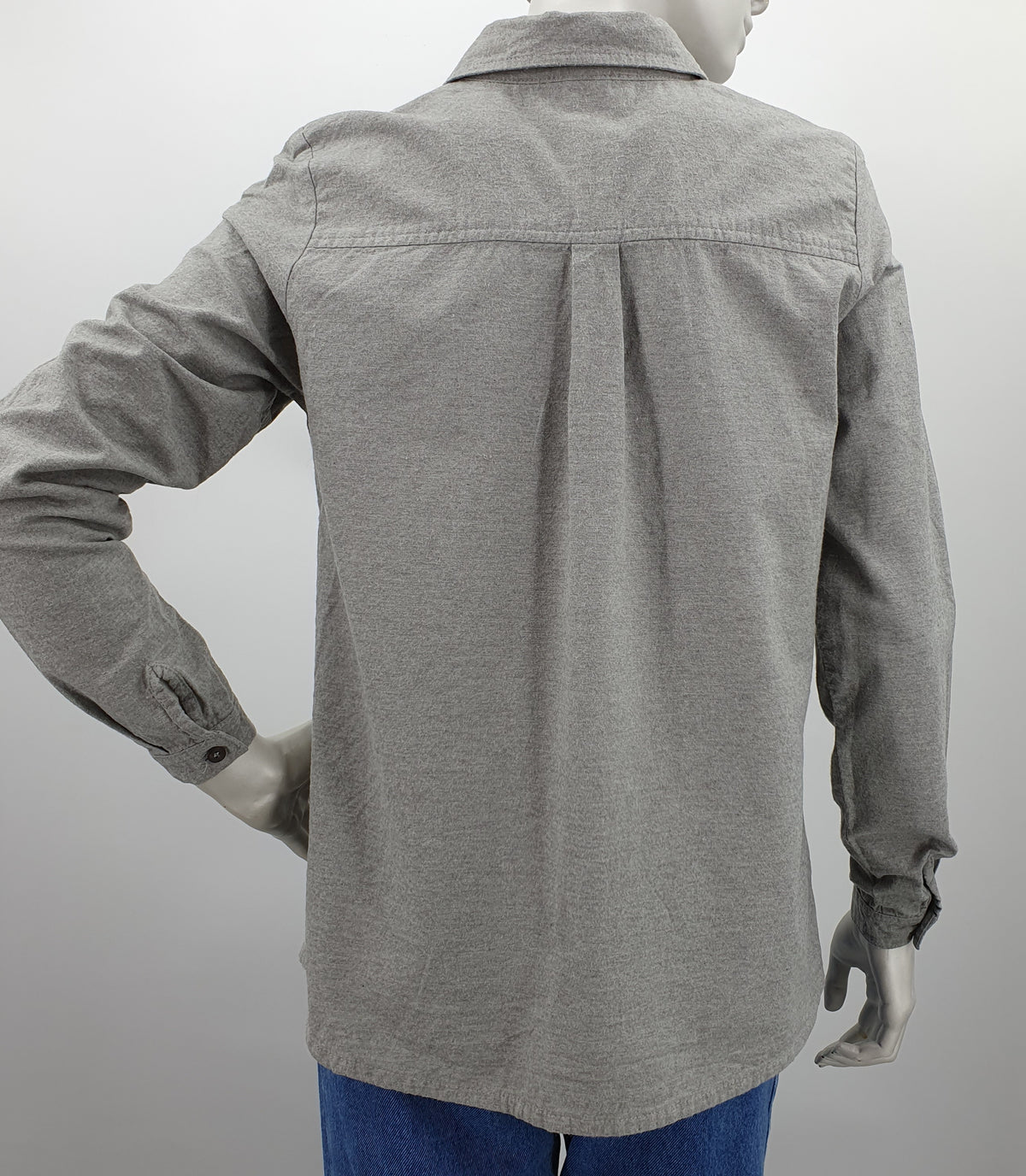 R-Collection, harmaa puuvillapaita, koko 36