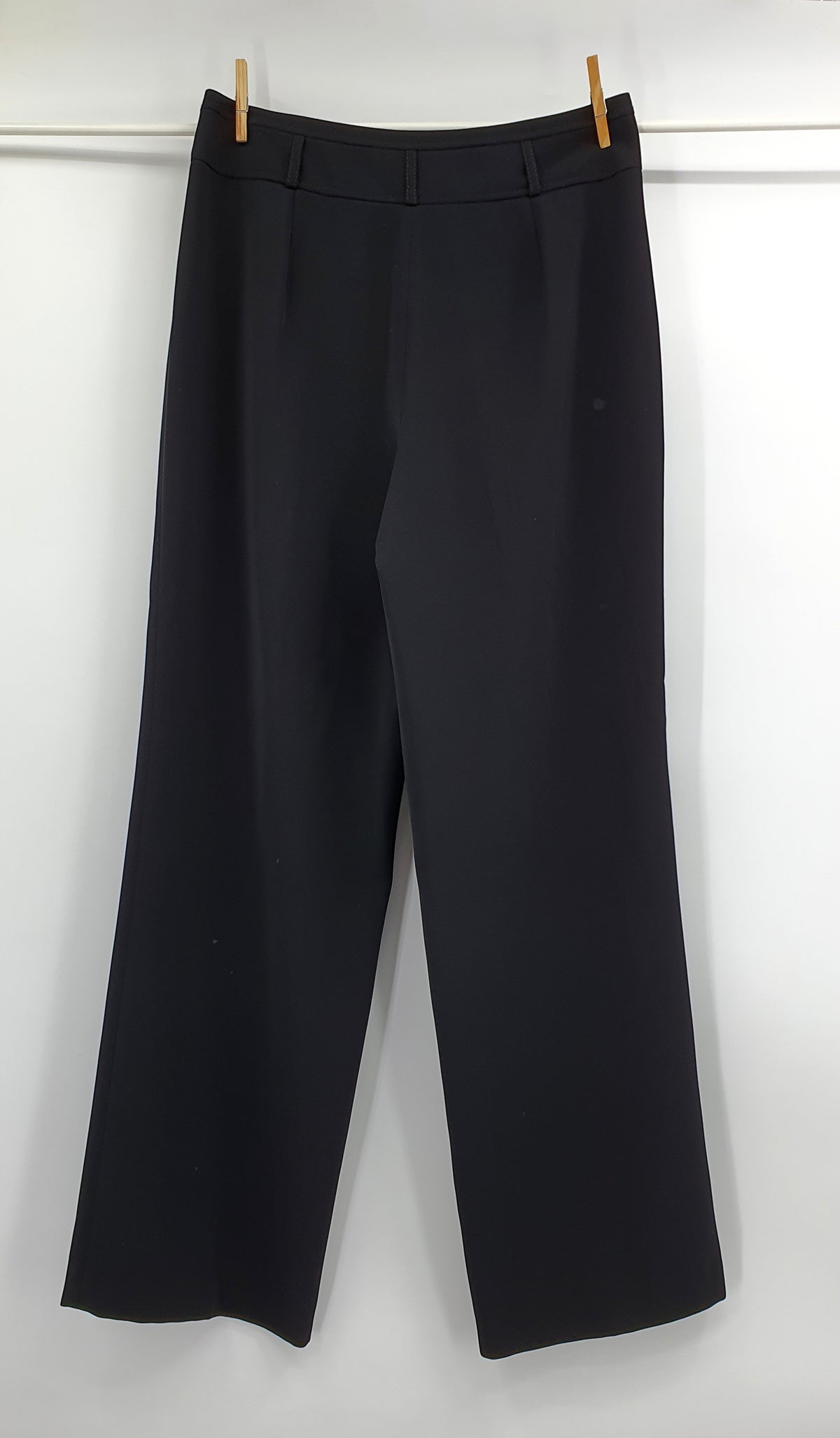 Gerry Weber, women's black straight trousers from the early 2000s, waist 82cm, size 40