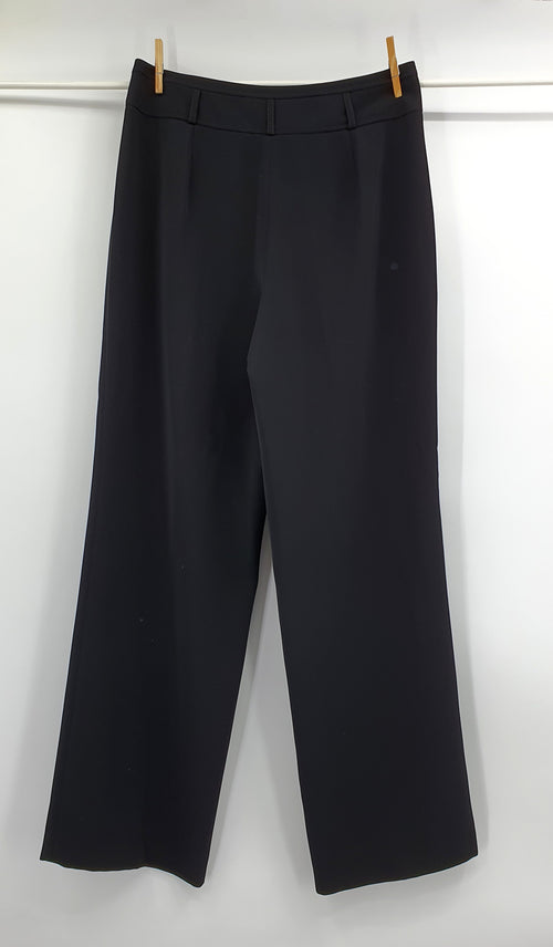 Gerry Weber, women's black straight trousers from the early 2000s, waist 82cm, size 40