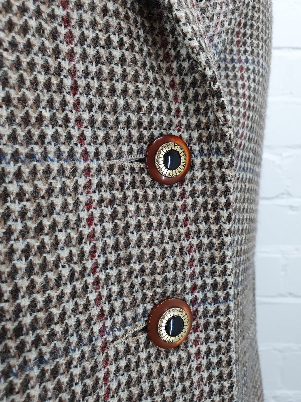 Helen Exclusive, brown wool jacket from the 90s | Size 38-40