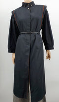 Women's A-line trench coat from the 70s-80s, size 36-42