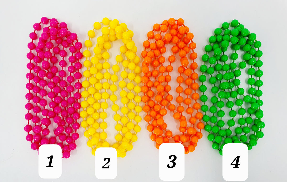 Neonväriset pippurihelmet, 4 eri sävyä