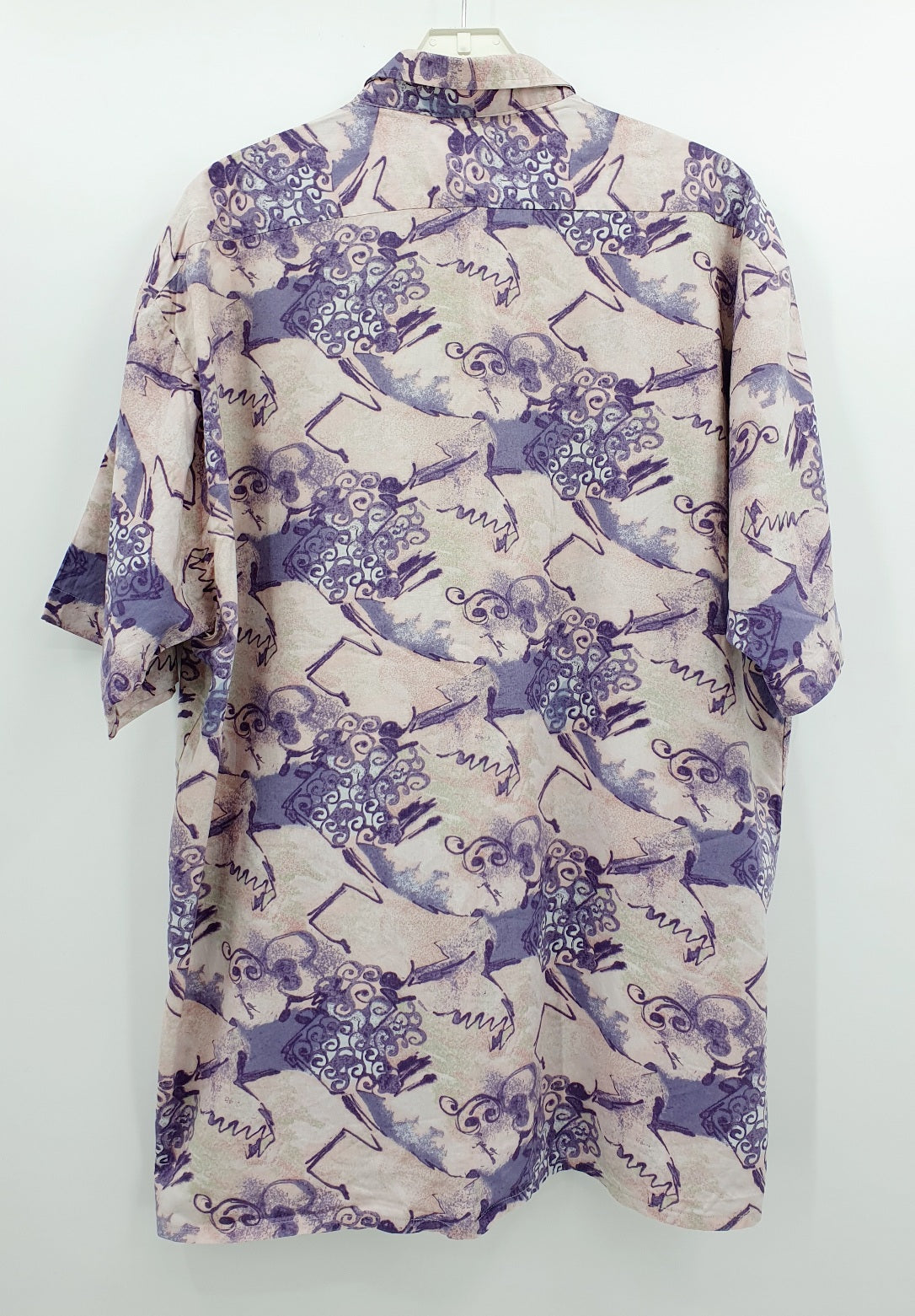 New Gino, men's short-sleeved summer shirt from the 90s, size 2XL-3XL