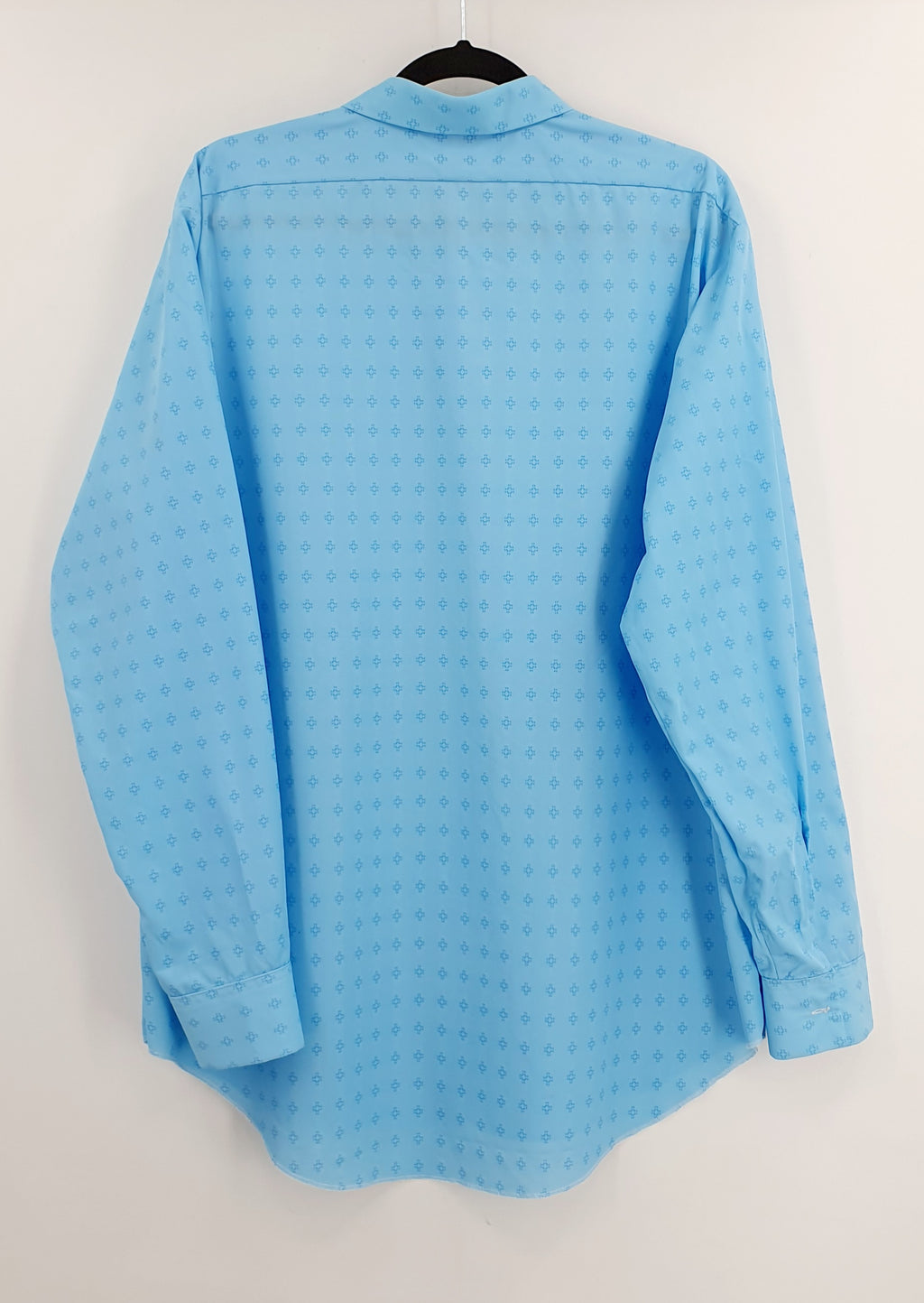 Tiklas, men's blue shirt from the 70s, size L