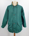 Luhta Story, men's green mid-season jacket from the 90s, size L