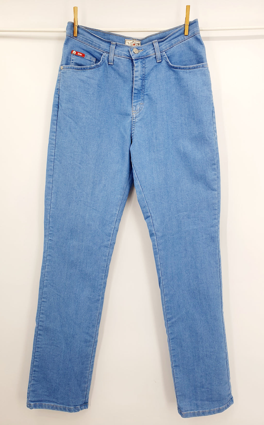 Lee Cooper, korkeavyötäröiset joustavat farkut 2000-luvulta, vyötärö 80cm, koko 31/31