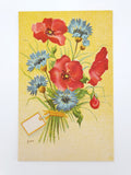 Greeting card from the 50s, unused