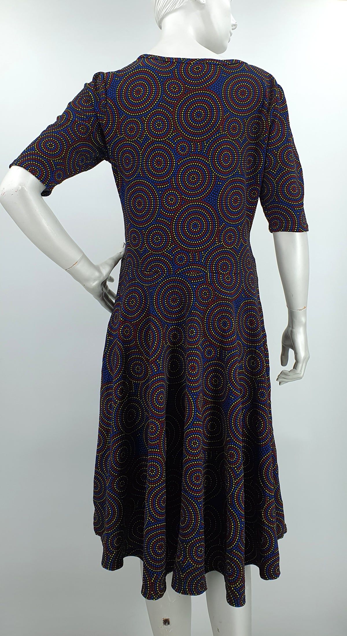 LulaRoe, kellohelmainen mekko 2000-luvulta, koko 38-40