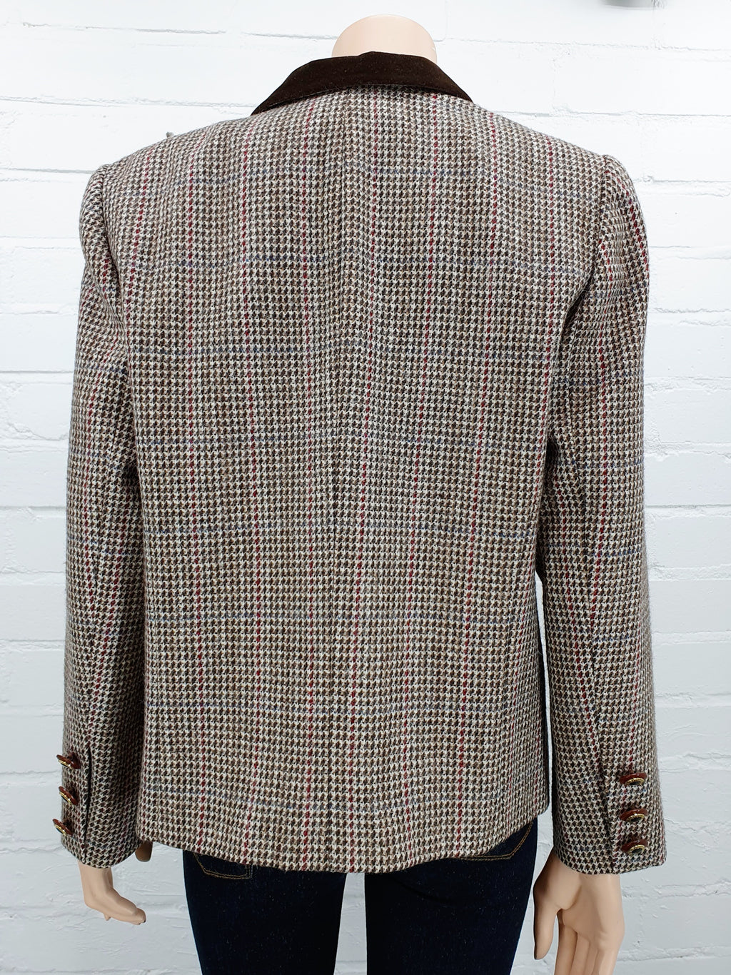 Helen Exclusive, brown wool jacket from the 90s | Size 38-40