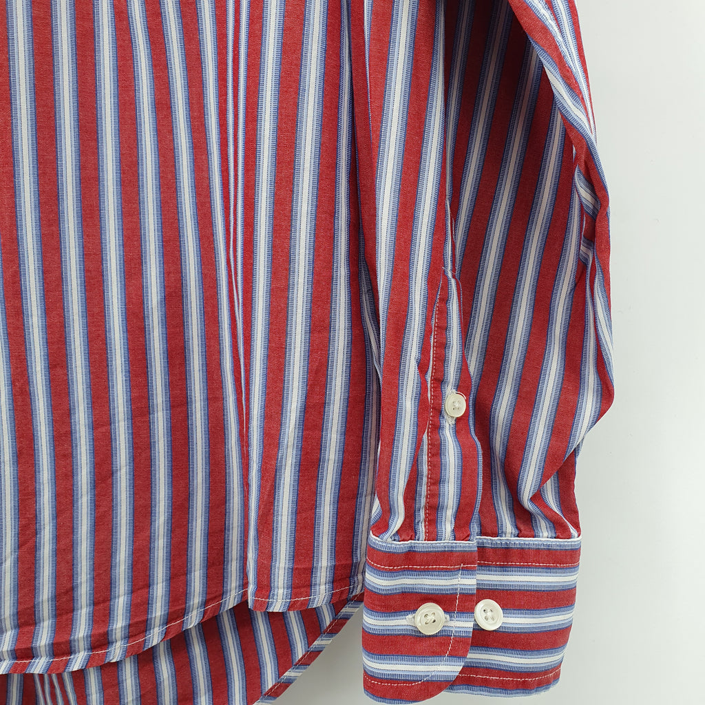 Tommy Hilfiger, men's cotton shirt from the 90s-2000s, size M
