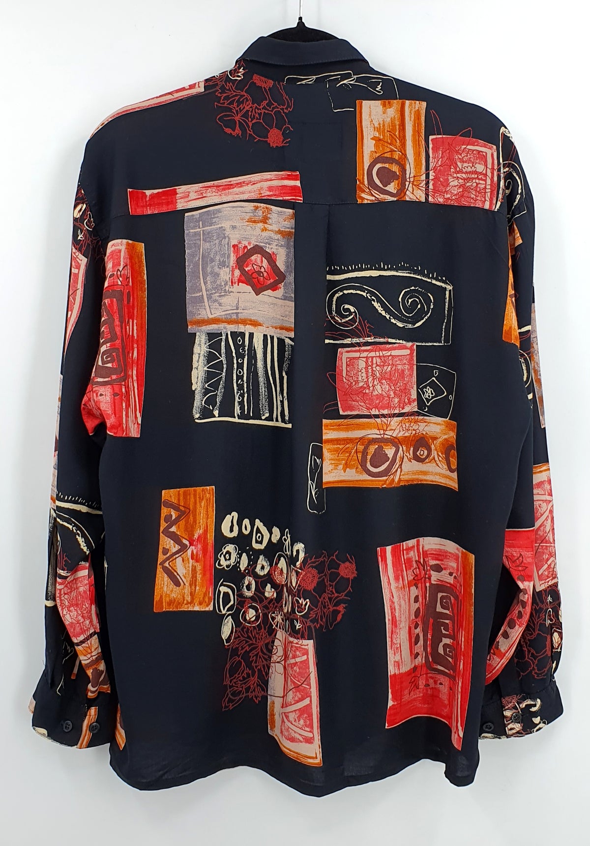 Motivo Boutique, men's viscose shirt, 90s, size S