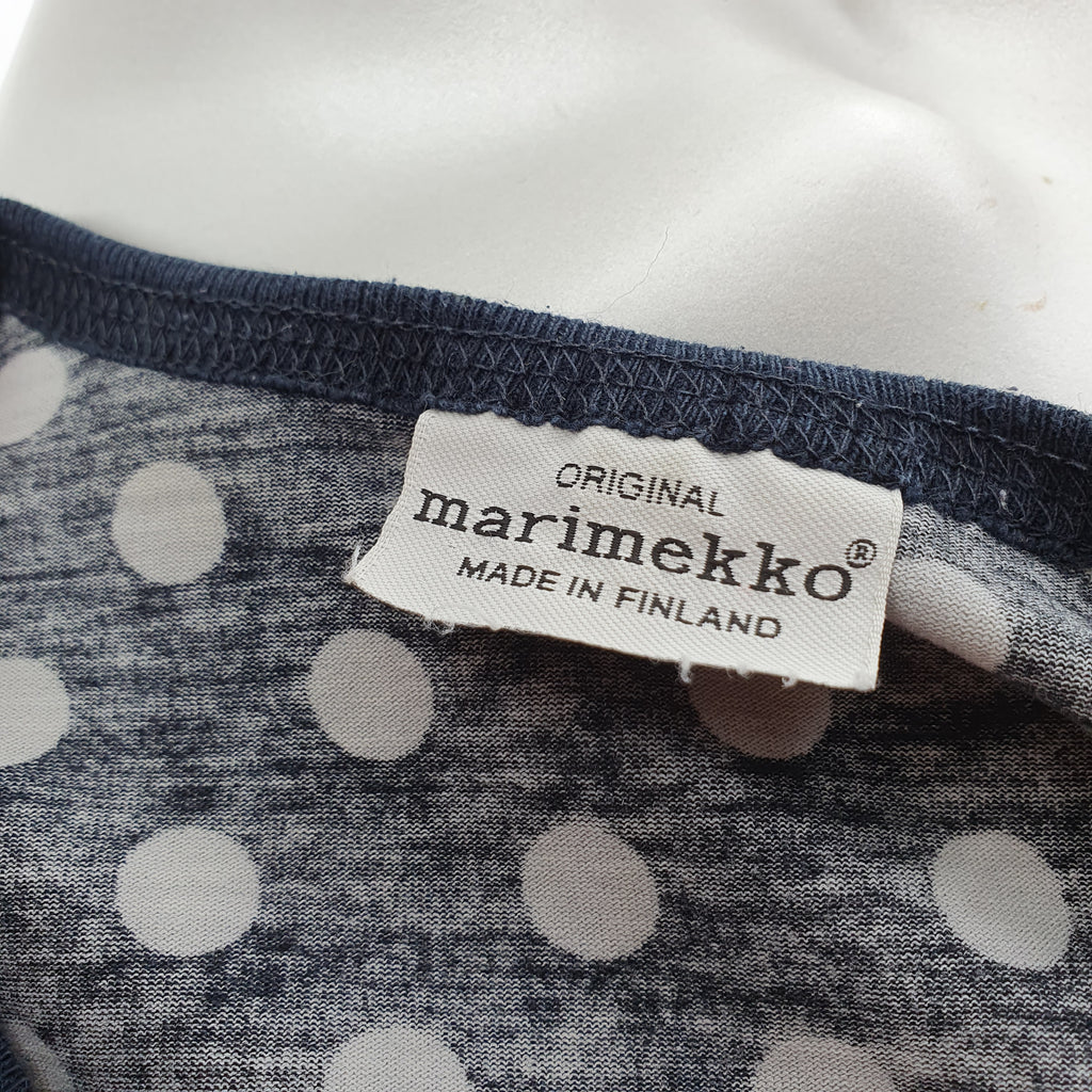 Marimekko, jersey shirt with polka dot pattern, size 34