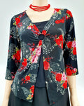 Floral shirt from the 2000s, size 36-38