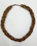 Kranssimallinen kaulakoru 60-70-luvulta, pit.45cm