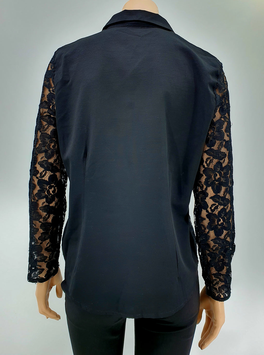 Martinelli, black lace jacket from the 90s, size 38-40