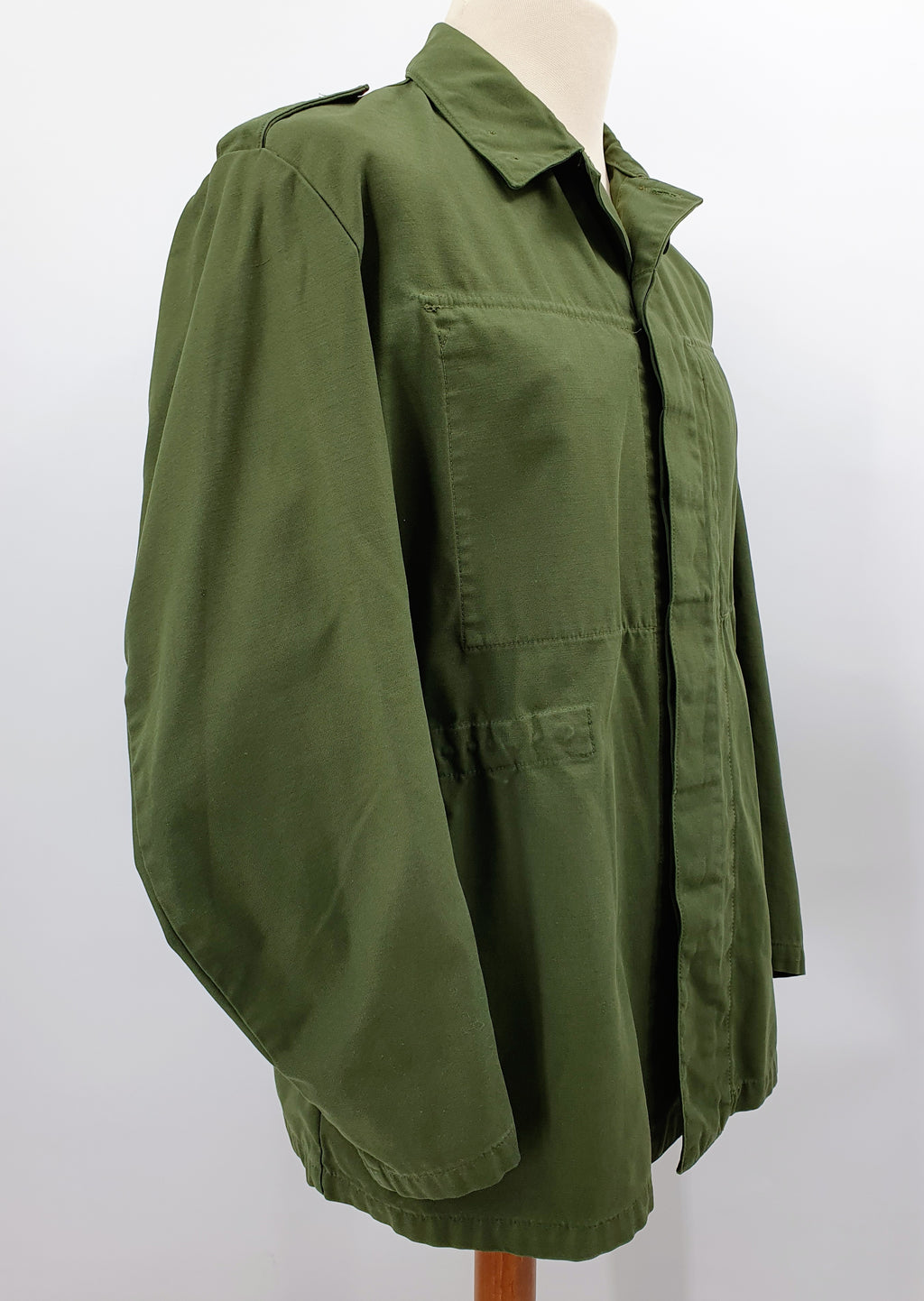 Men's military-style field jacket, size S