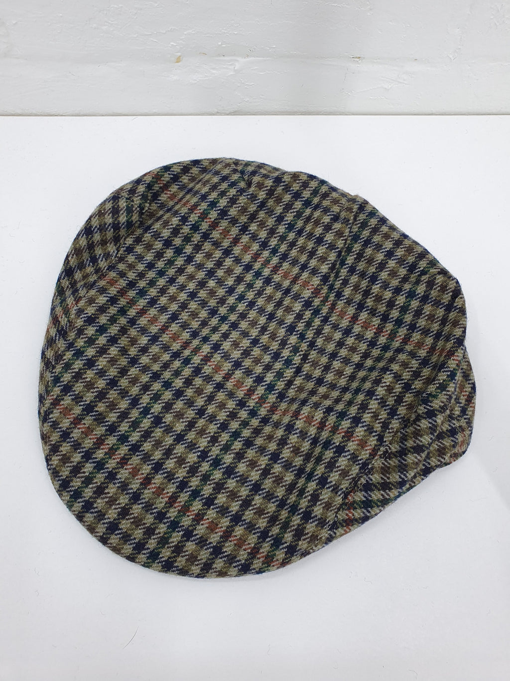 Skotlantilainen flat cap/ lätsä, ruutukuvioinen villakangas