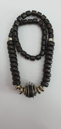 Aarikka, silver-black necklace from the 80s-90s, length 45cm