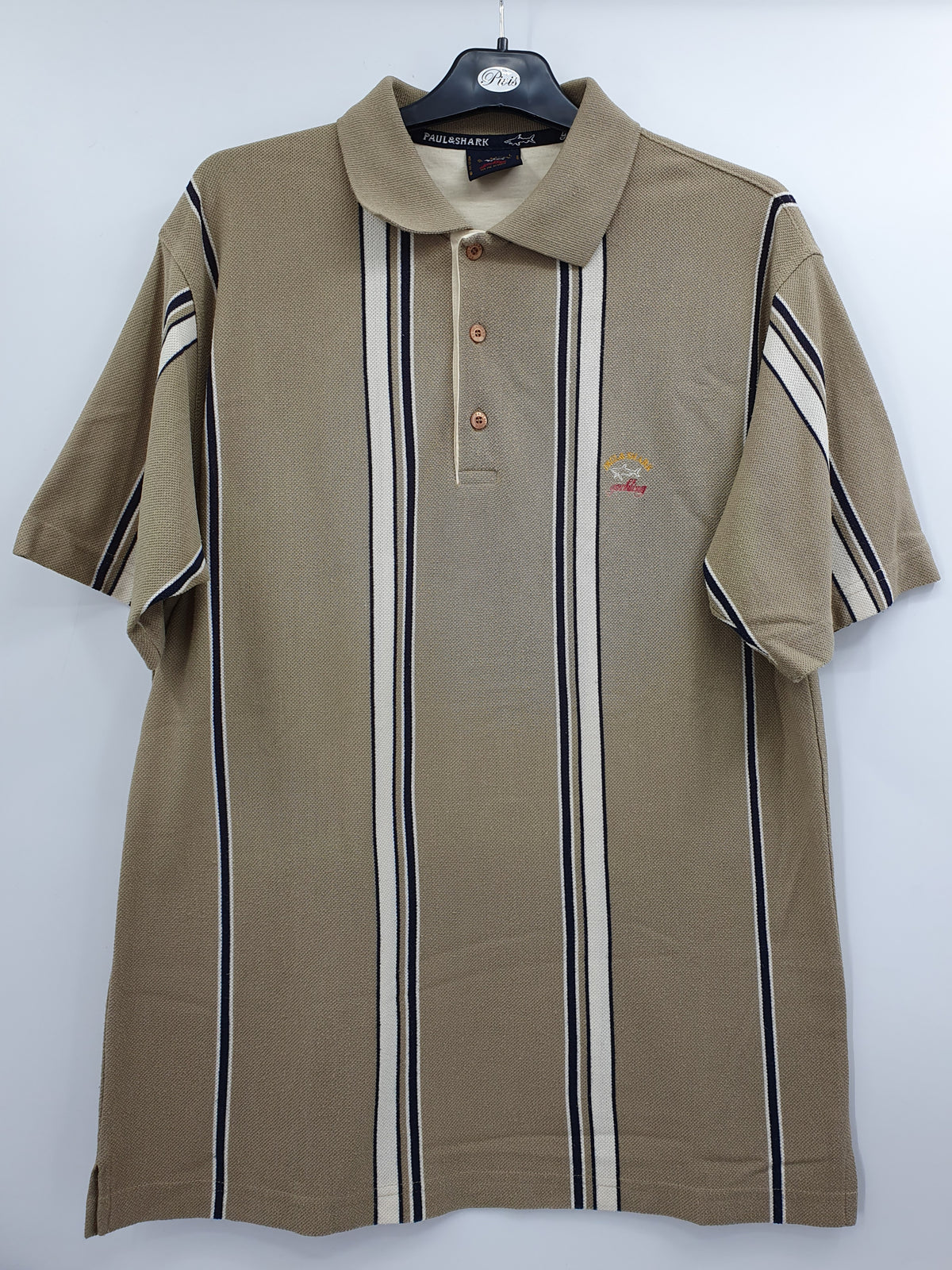 Paul & Shark, men's polo shirt from the 90s, size M