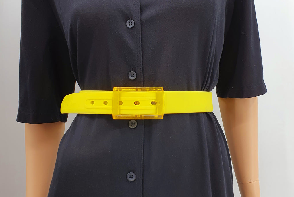 Veniz, yellow waterproof Y2K belt | Unisex