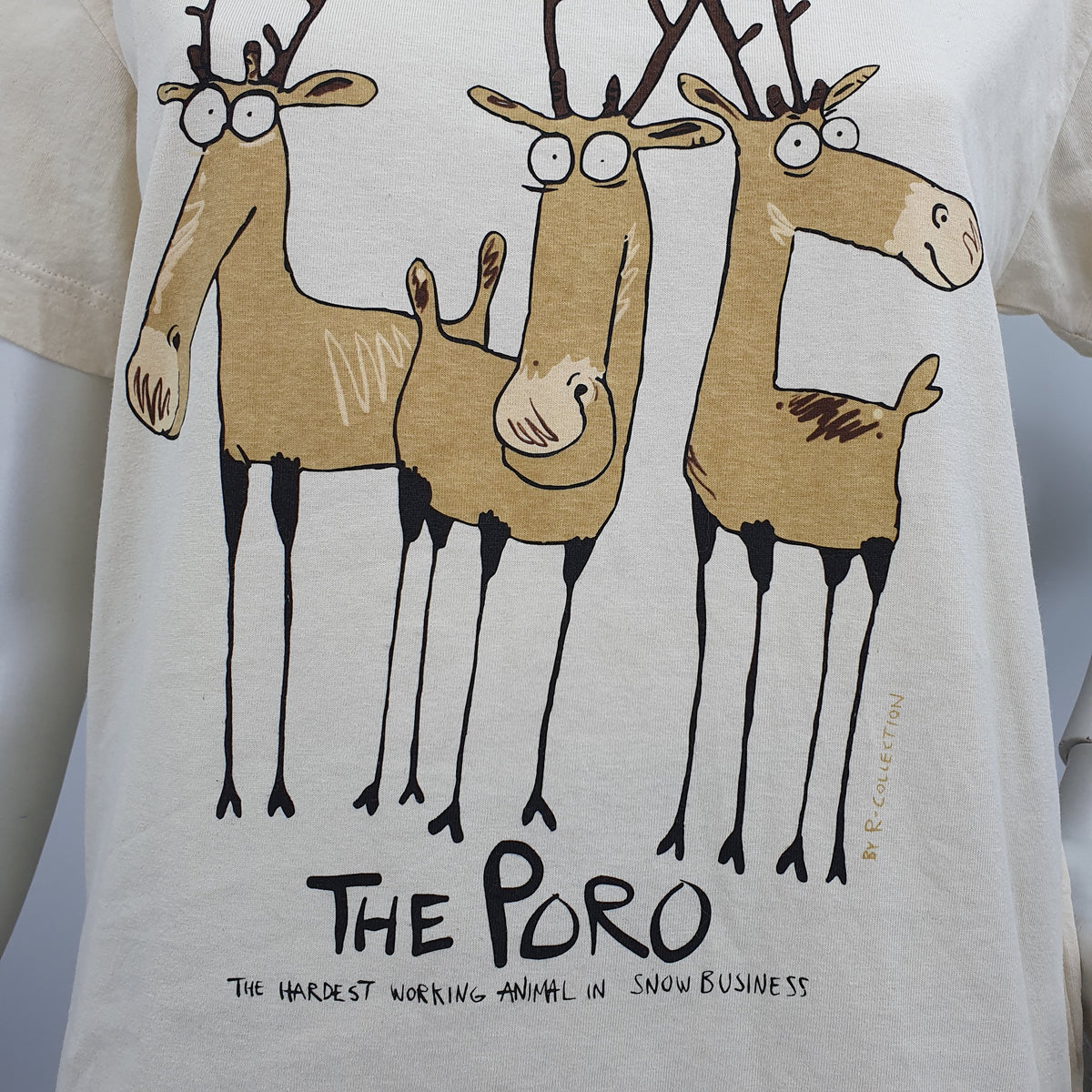 R-Collection, käyttämätön "The Poro" T-paita 90-luvulta, koko 36 (S)