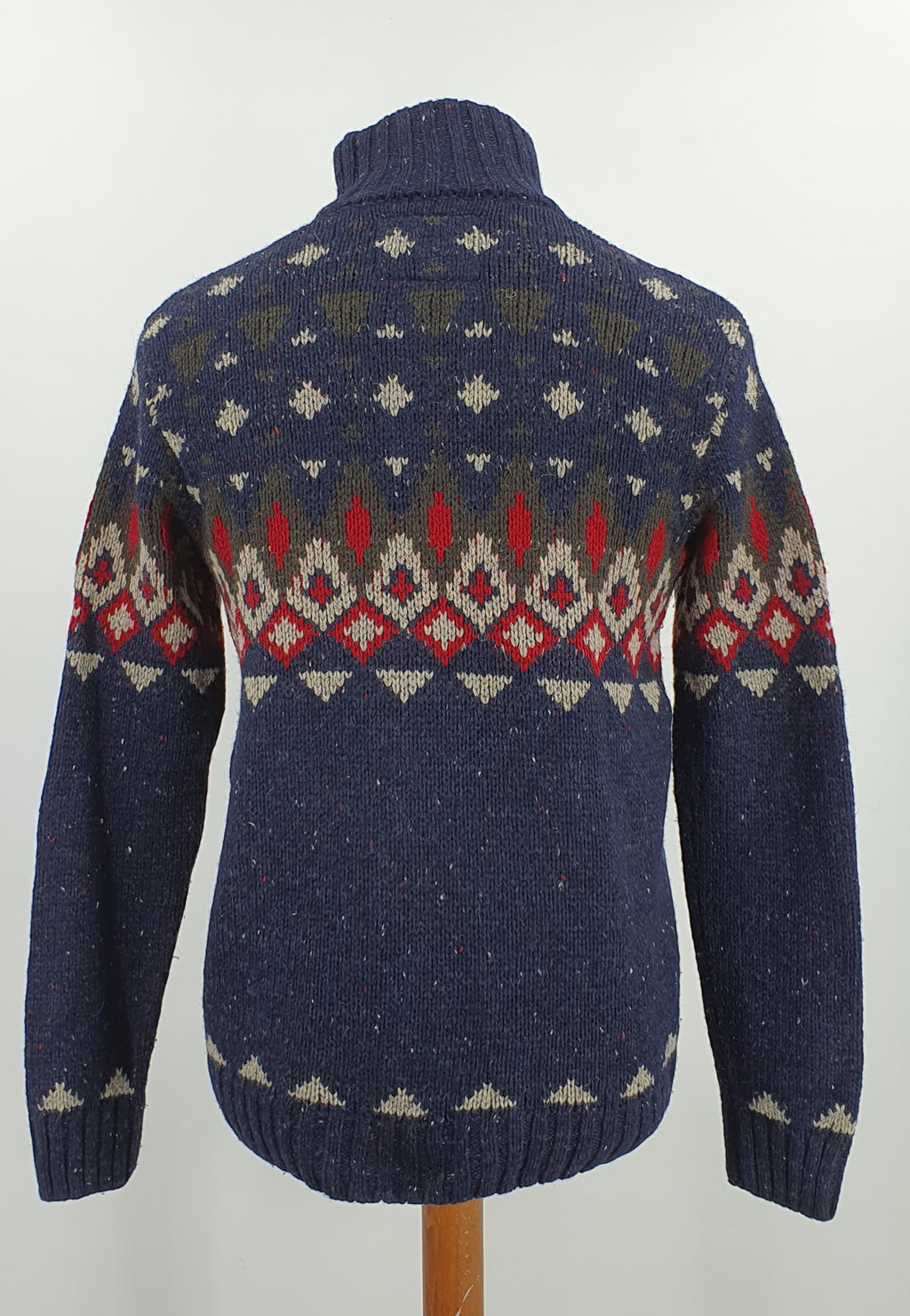 MEXX, men's patterned sweater from the 2000s, size S