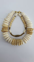 Light, short 80s-90s necklace, length 42cm