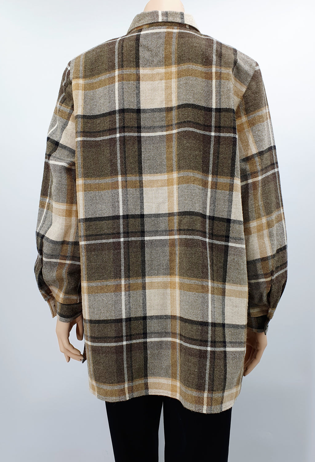 Viki by Pola, brown checked jacket, size 42