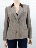 Helen Exclusive, brown wool jacket from the 90s | Size 38-40