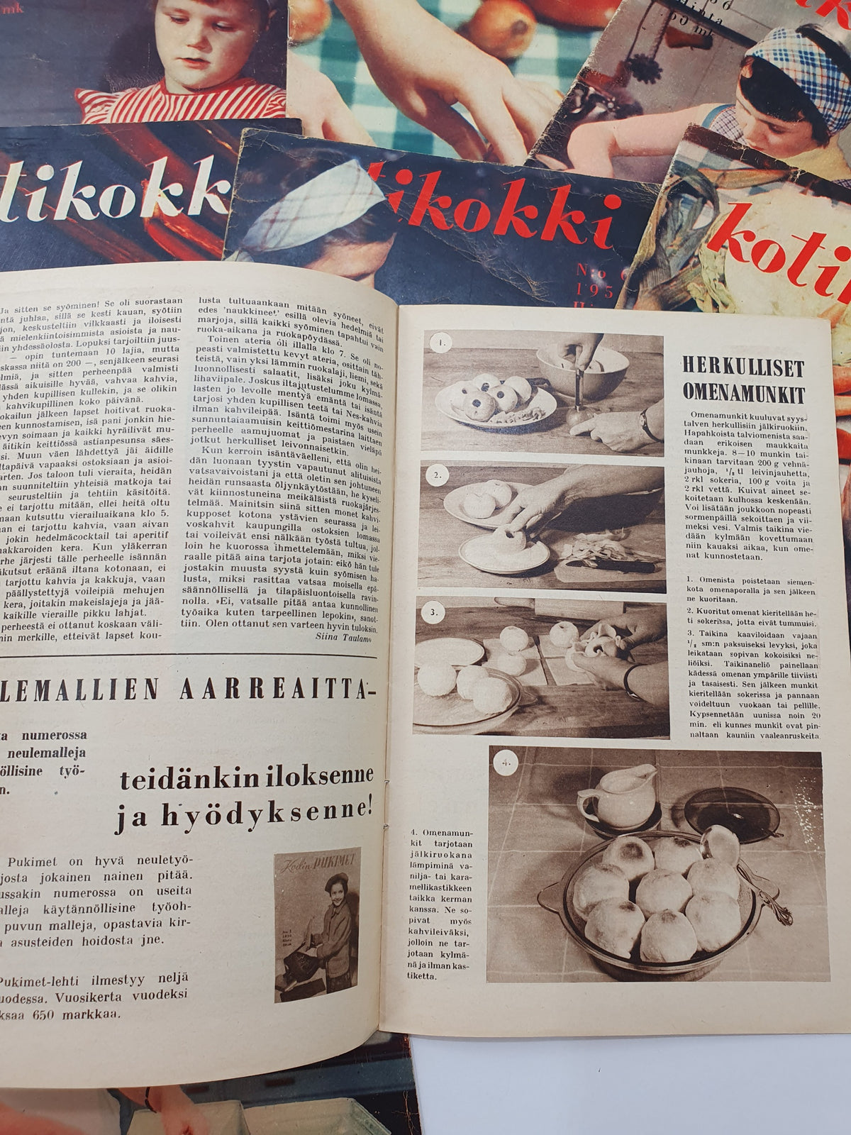 Kotikokki lehdet vuodelta 1956 | 8 nroa