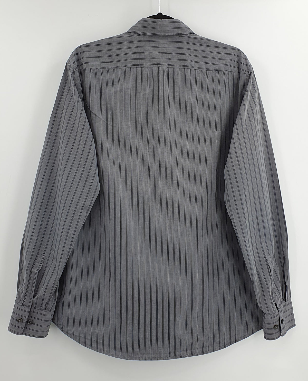 Boss, gray men's shirt from the 90s, size L