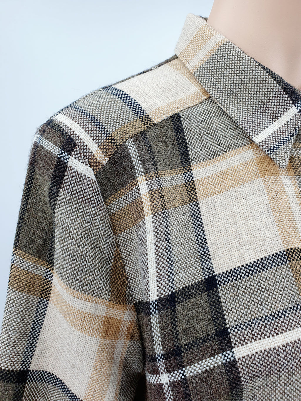 Viki by Pola, brown checked jacket, size 42