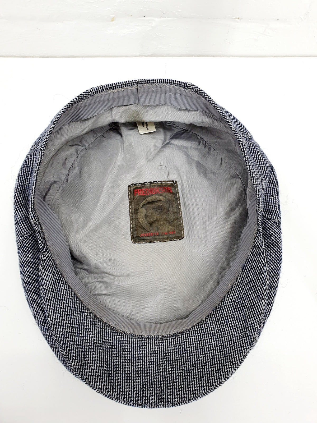 Fredrikson vintage flat cap | Grey washable flat cap | Size 57
