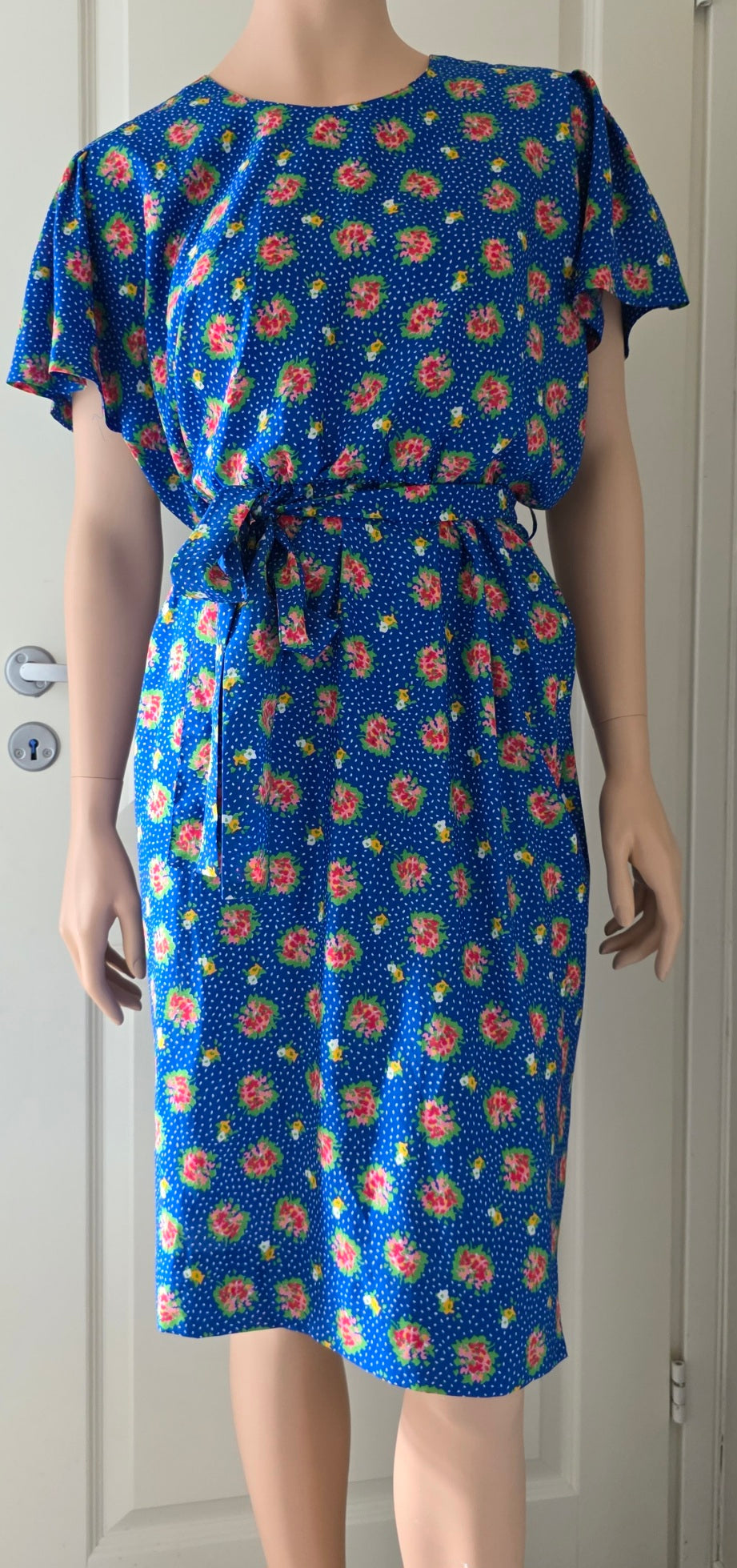 Jean Bailly Paris, ranskalainen vintagemekko 80-luvulta, koko 38