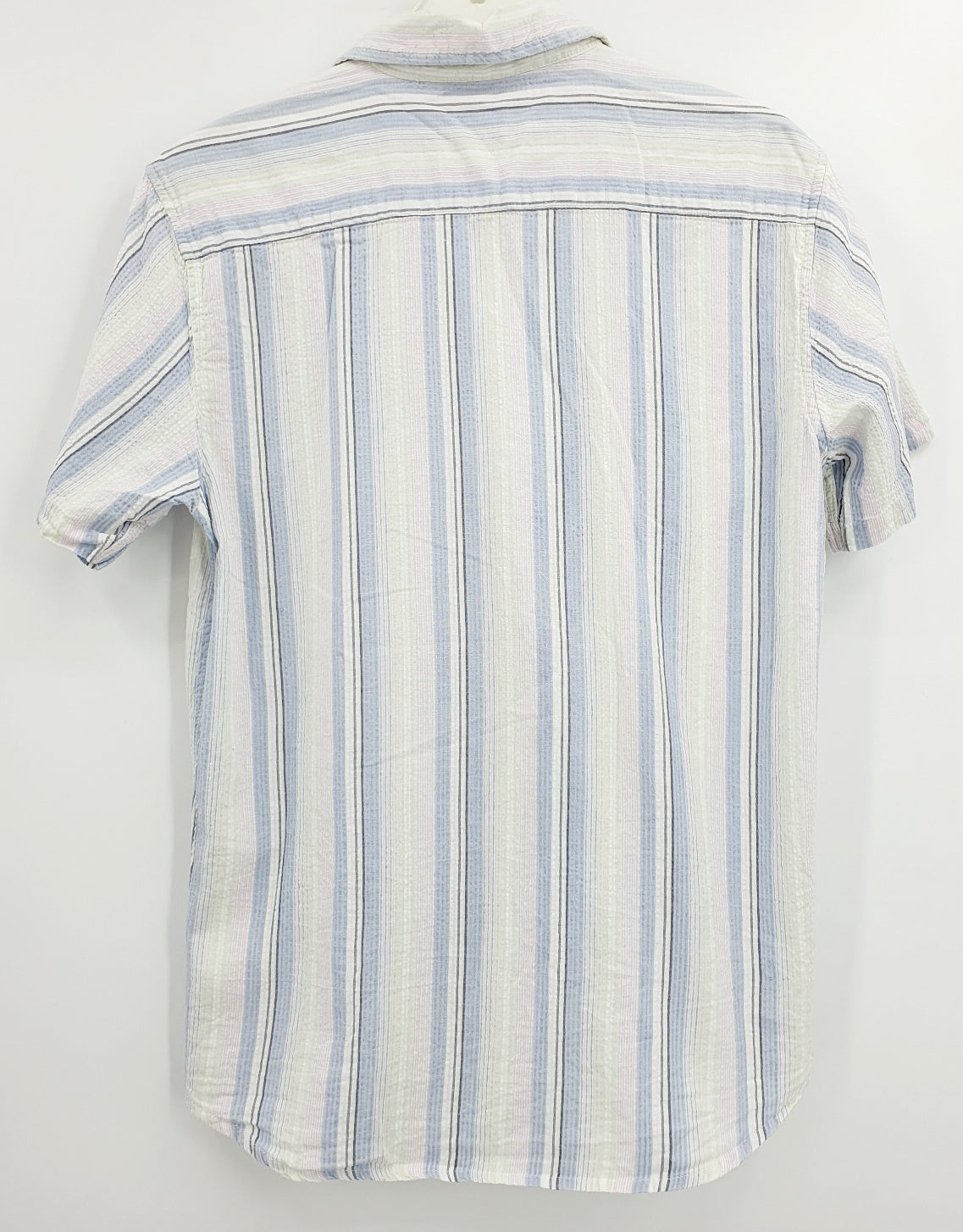 Broadway, men's short-sleeved Y2K cotton shirt, size S/M