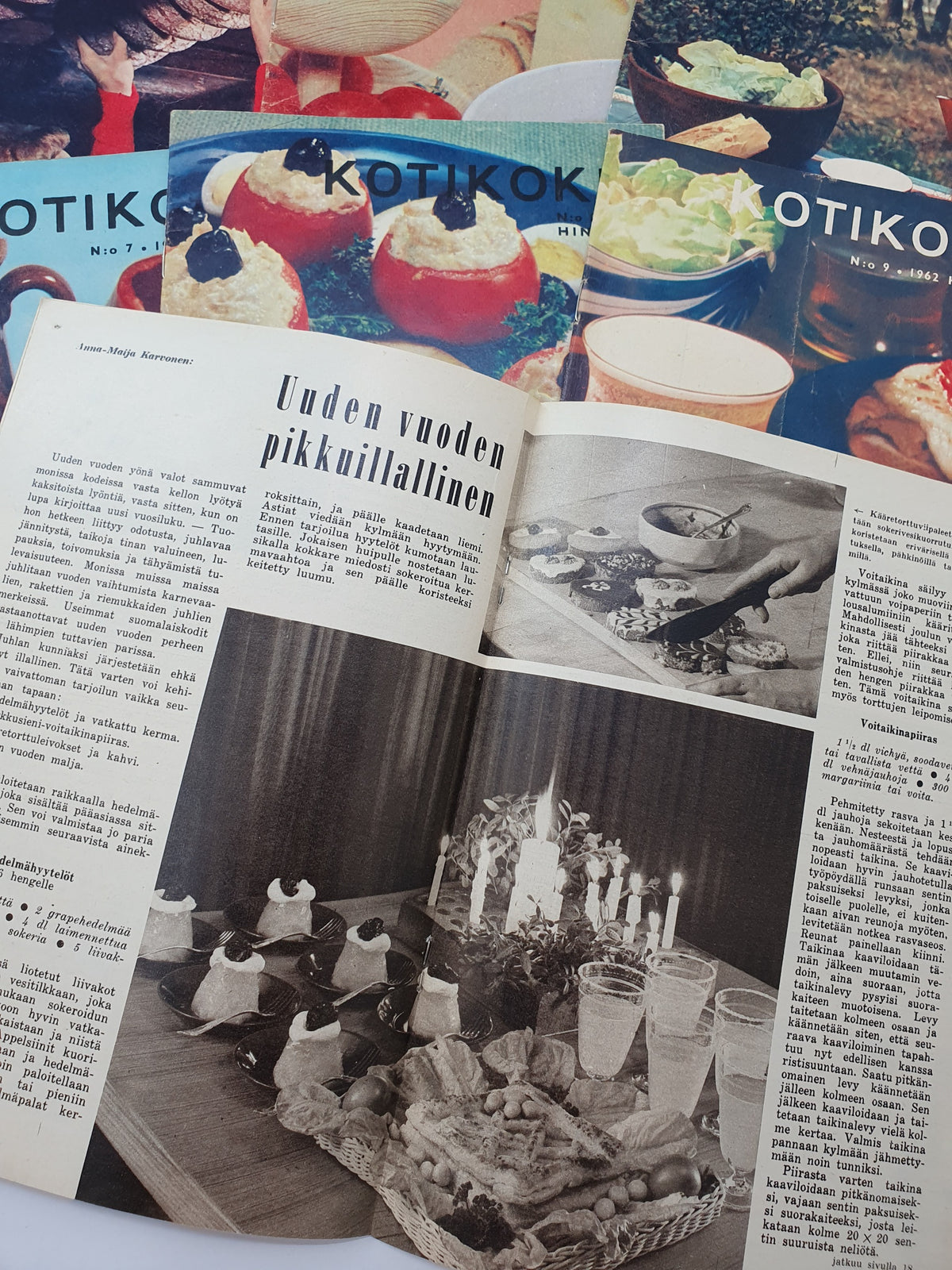 Kotikokki lehdet vuodelta 1962 | 7 nroa
