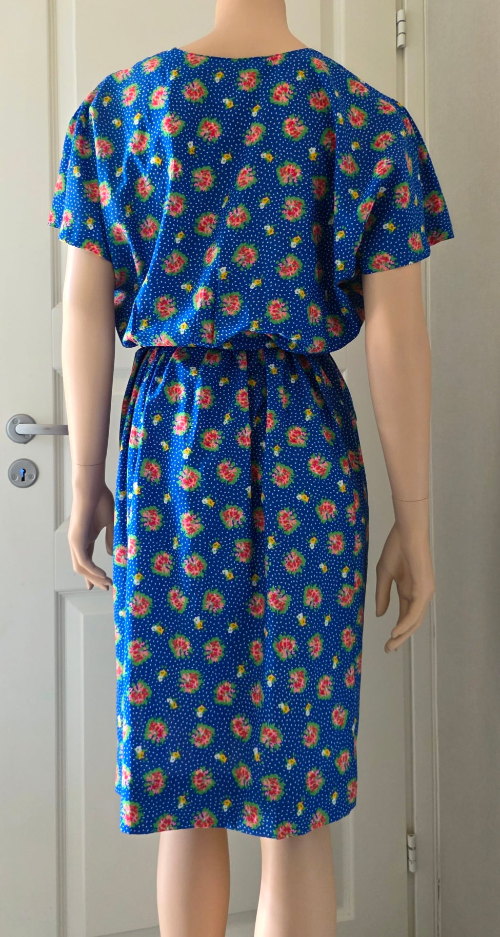 Jean Bailly Paris, ranskalainen vintagemekko 80-luvulta, koko 38